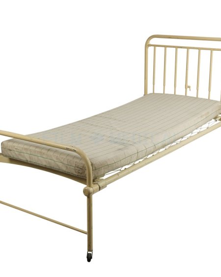 Cream Period Bed With Mattress  (One Off) Linen Priced Separately 